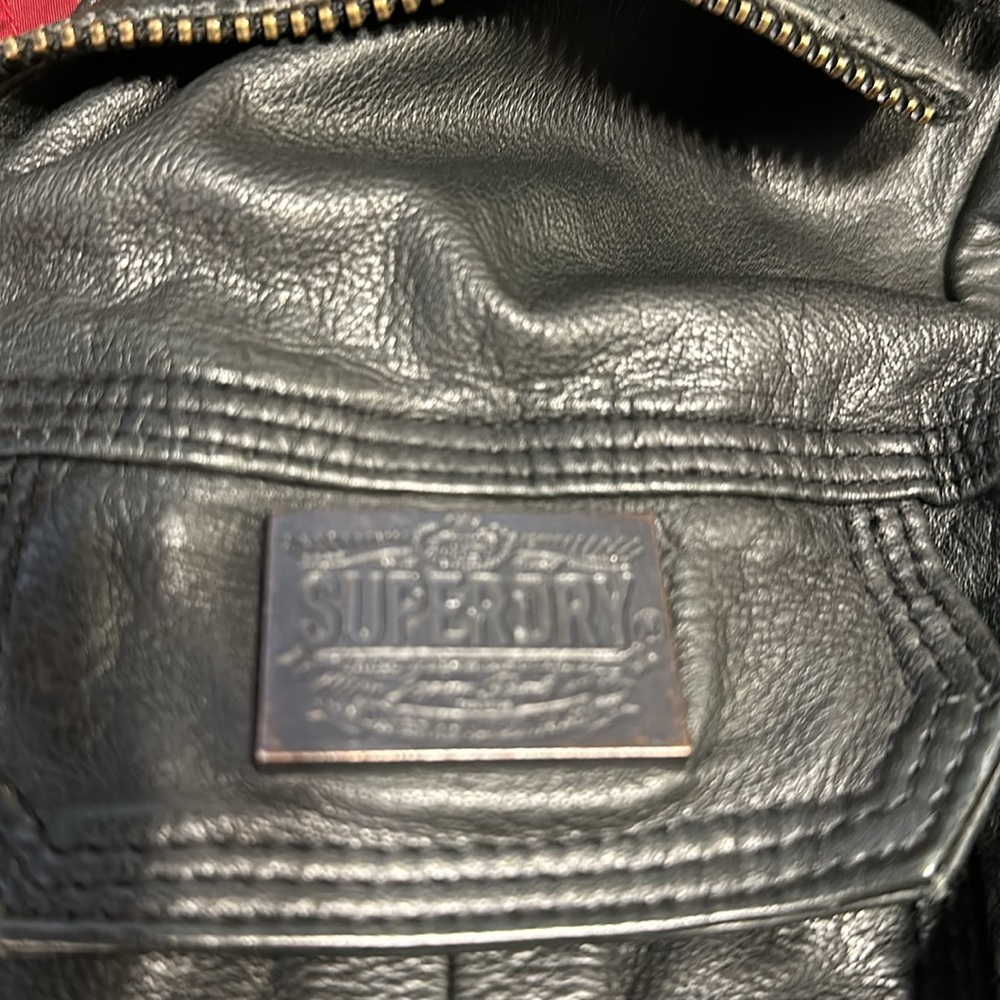 Superdry ‘Ryan’ Leather Bumberjacket Perfect Cond… - image 7